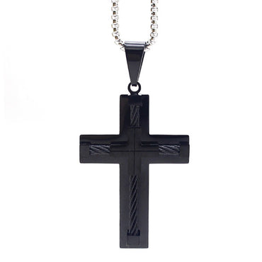 Perhiasan Kalung Salib Pria / Wanita Stainless Vernyx Majestic Cross - VERNYX