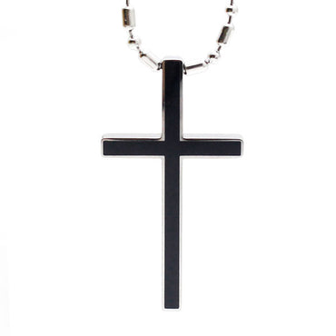 Perhiasan Kalung Salib Pria / Wanita Stainless Vernyx Line Of Faith Cross - VERNYX