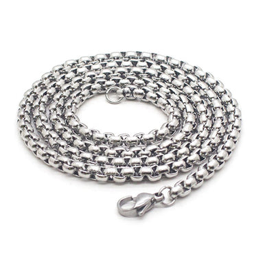 Perhiasan Kalung Pria Stainless Vernyx Round Linkage - VERNYX