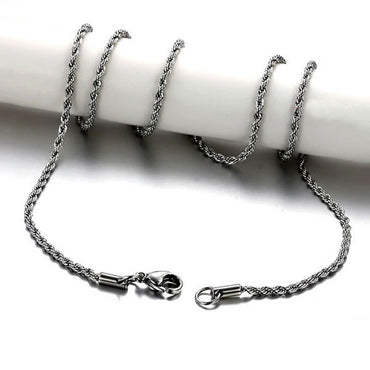 Perhiasan Rantai Kalung Pria / Wanita Vernyx Korean - VERNYX