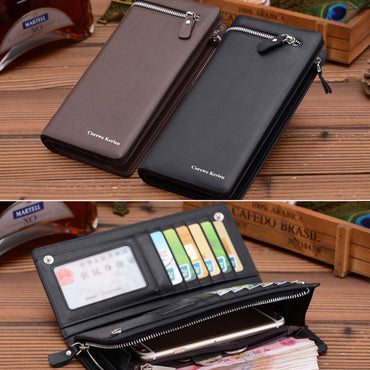 Dompet Pria Panjang Curewe Carien Zipper - VERNYX