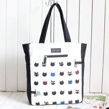 Tas Tote Wanita Vernyx Cat Expression - VERNYX