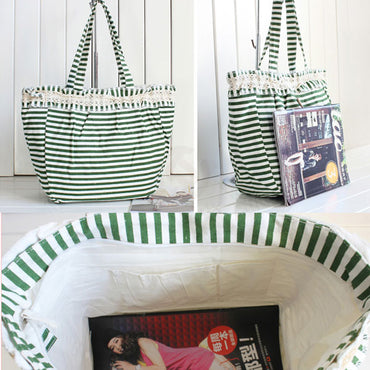 Tas Tote Wanita Vernyx Lace Line Green - VERNYX