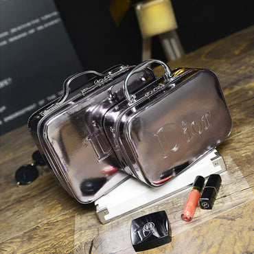Tas Kosmetik Wanita Dior Metalic - VERNYX