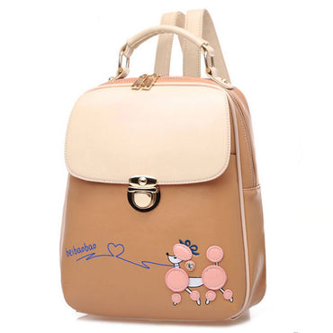 Tas Ransel Wanita Beibaobao Poodle - VERNYX