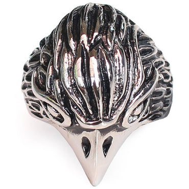 Perhiasan Cincin Gothic Stainless Vernyx Pria Fire Hawk - VERNYX