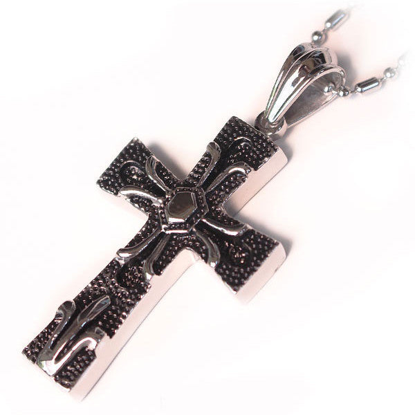 Perhiasan Kalung Salib Pria Stainless Vernyx Sacred Cross - VERNYX